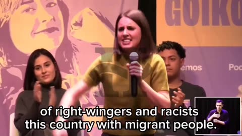 🇪🇸🇪🇺 Spanish MEP Irene Montero Calls for White Replacement.