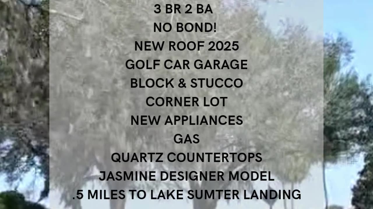 OPEN HOUSE 1561 Loris Loop The Villages FL Thursday April 10, 2025 1 PM - 4 PM Call Pauline
