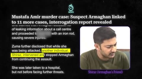 mafia best friend murder him MUSTAFA AMIR CASE