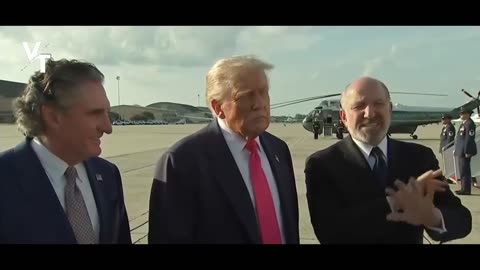 President Trump Speaks to Reporters at Joint Base Andrews