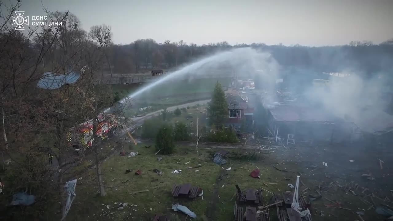 On the night of March 29, the enemy attacked a settlement in Okhtyrsky district, Sumy region.