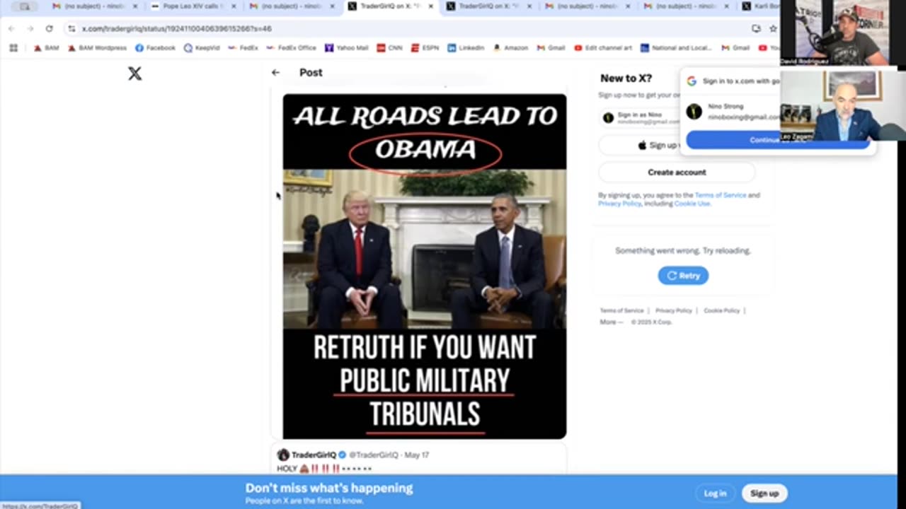 Ватиканский разоблачитель Лео Загами - охота Трампа на Обаму приведет к гражданской войне