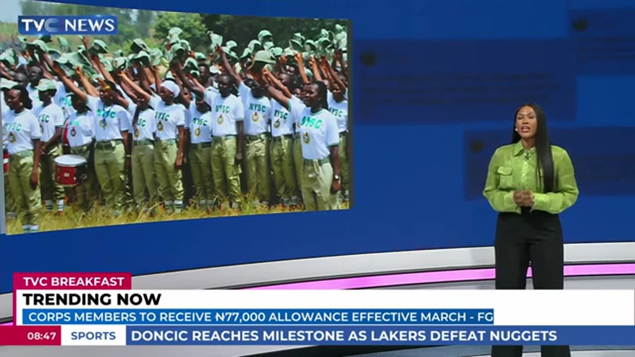 #TrendingNow | Corps Members To Receive N77,000 Allowance Effective March