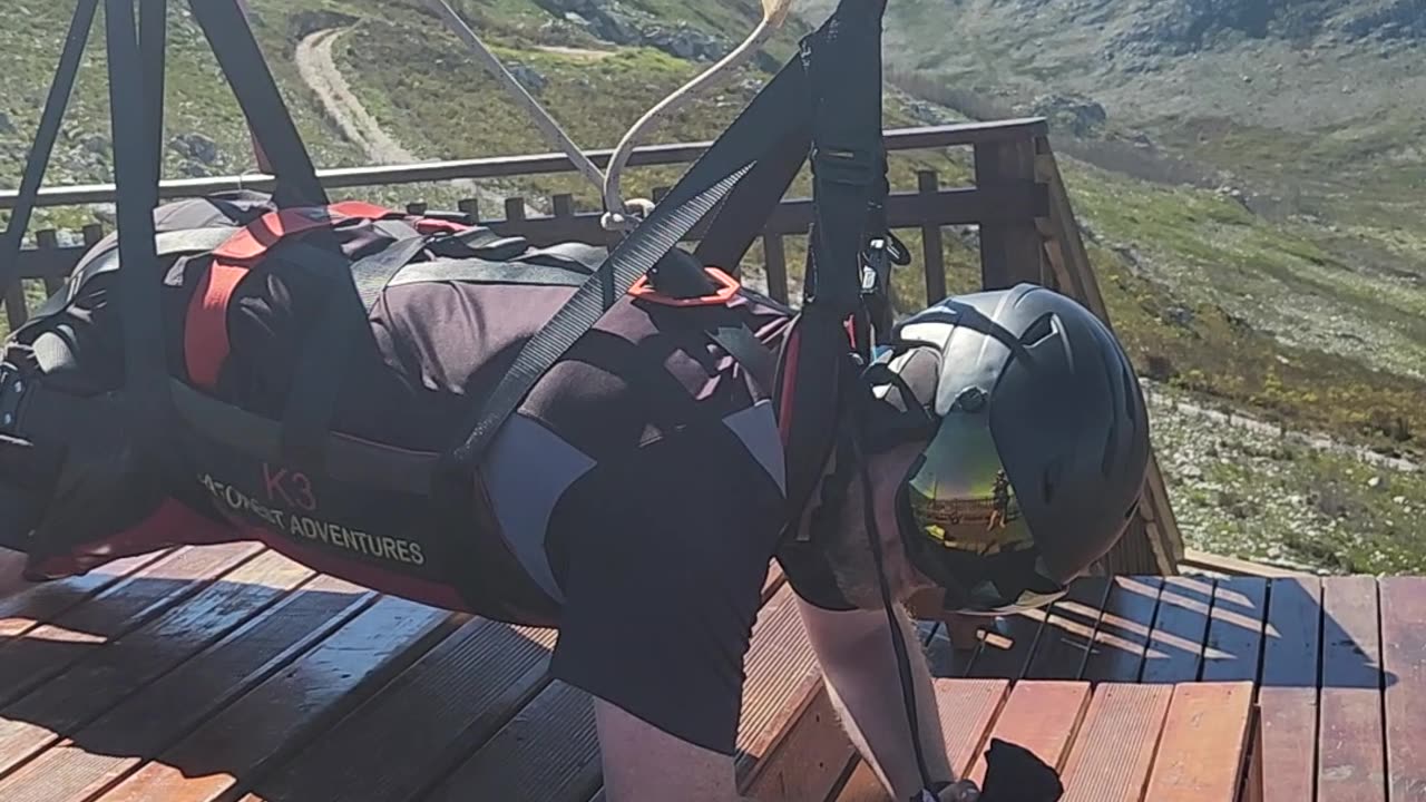 Worlds longest zipline the K3 in South Africa