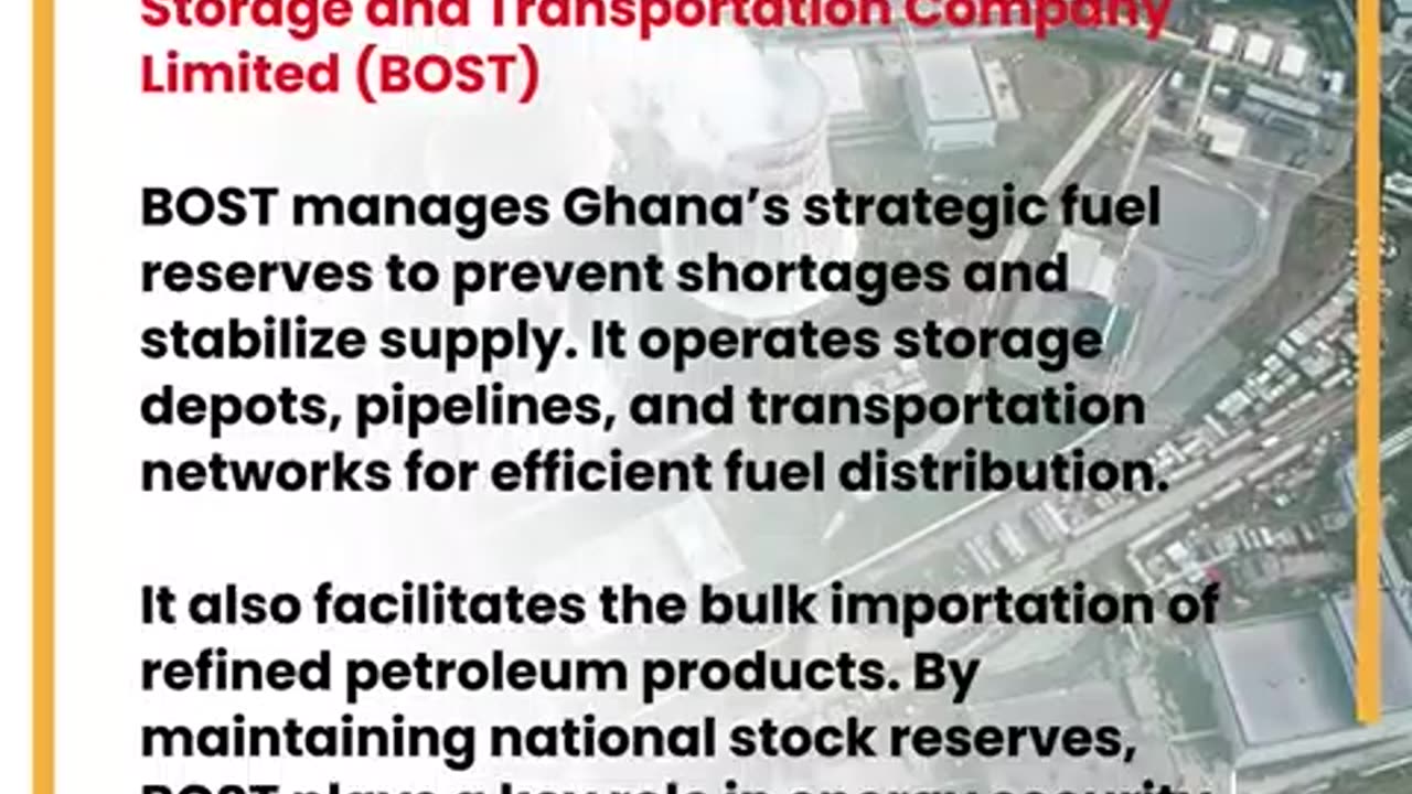 Ghana Downstream Sector Stakeholders - BOST