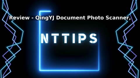 QingYJ Document Photo Scanner, Portable Document Scanner for A4 Documents Pictur