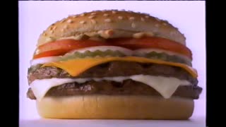April 29, 2000 - Burger King's Extreme Double Cheeseburger