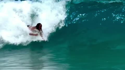He Bodysurfs Like he is the Water 🤣