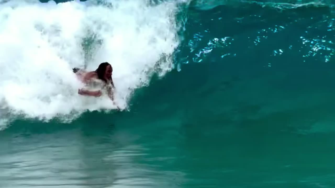He Bodysurfs Like he is the Water 🤣