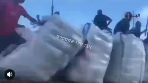 the aid trucks reach warehouses in Gaza controlled by Hamas terrorist
