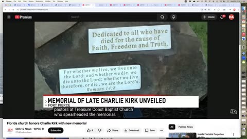 FLORIDA'S CHARLIE KIRK STATUES + FRANK TUREK SAYS "TAKE GUNS AWAY FROM TRANS"