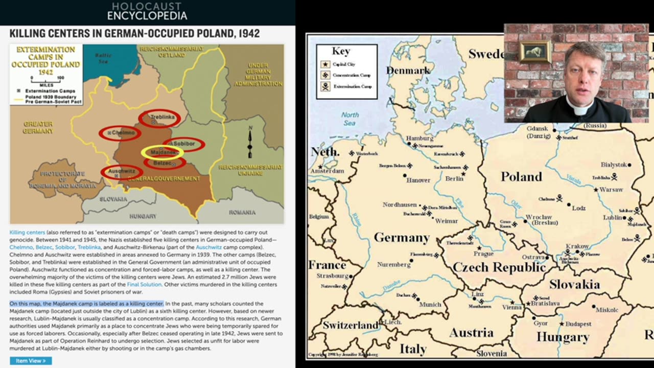 HOLOCAUST NARRATIVE 3: EXTERMINATION CAMP? HOMICIDAL GAS CHAMBERS? MAJDANEK? VANISHINGLY IMPROBABLE (Scripture & Tradition | Father Mawdsley | 2024-05-31)