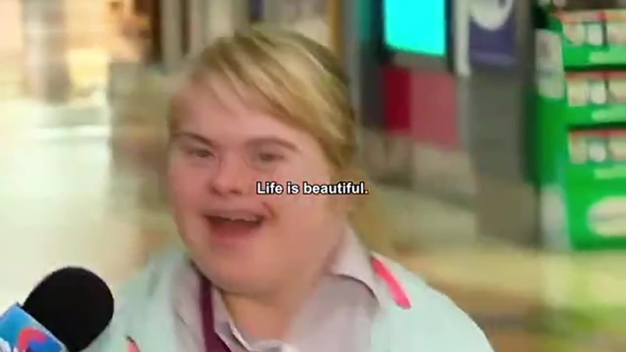 Life is beautiful This is far from the content of the channel, but we should all do it.