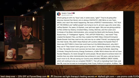 The Epstein List, Trump, Bongino & Bondi Drama