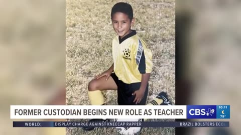 Former custodian begins new role as teacher at Bullard ISD