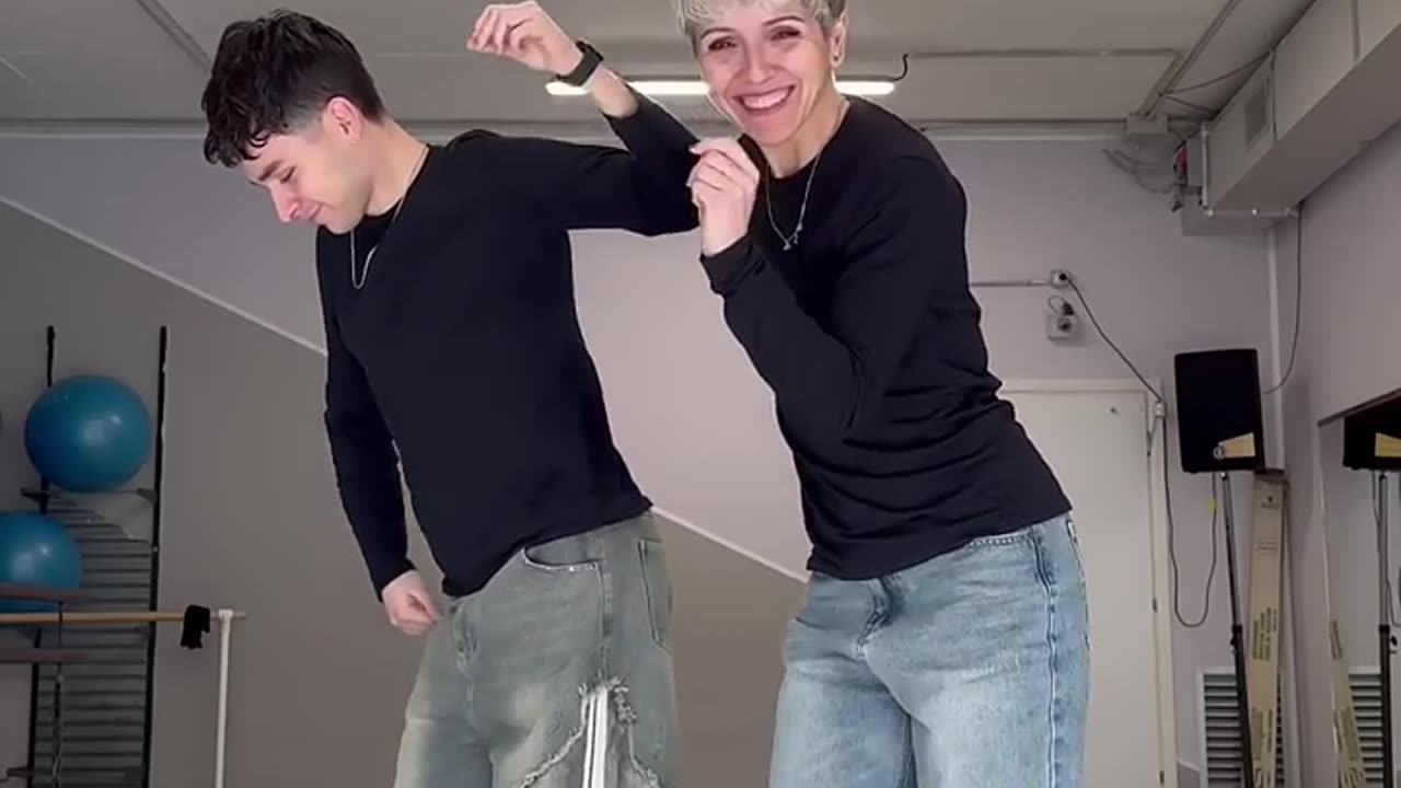 mom and son dancer