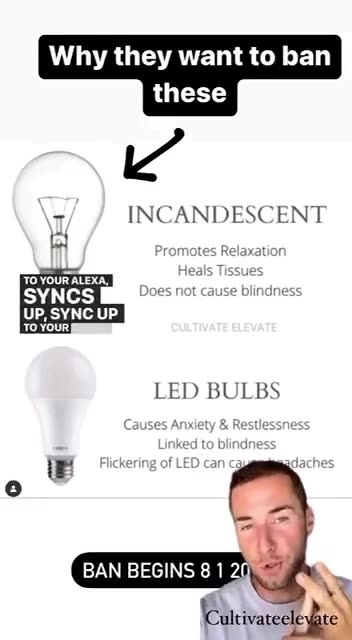 Incandescent vs LED bulbs