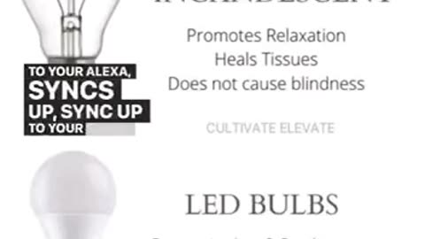 Incandescent vs LED bulbs