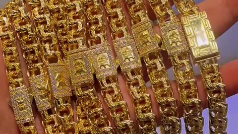 Real 10K Gold Greek Design Chino Links