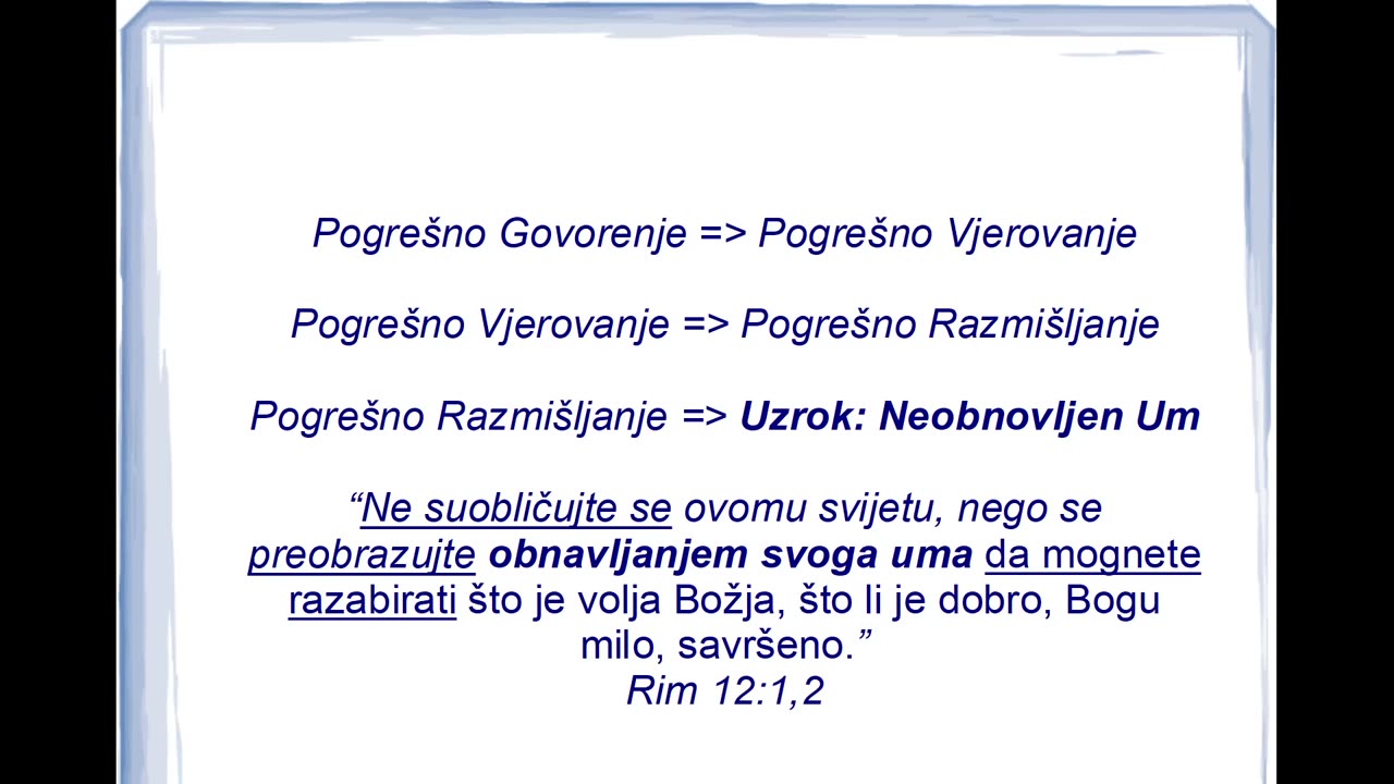 1.Što ne činit 2.Što činit