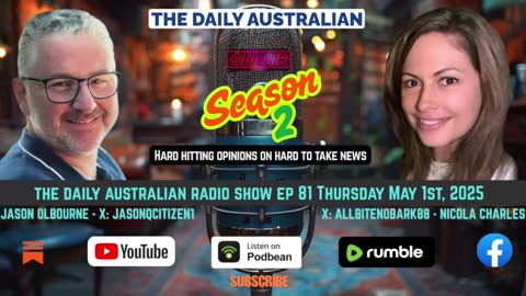 The Daily Australian Radio Show S2 Ep 81: May 1st