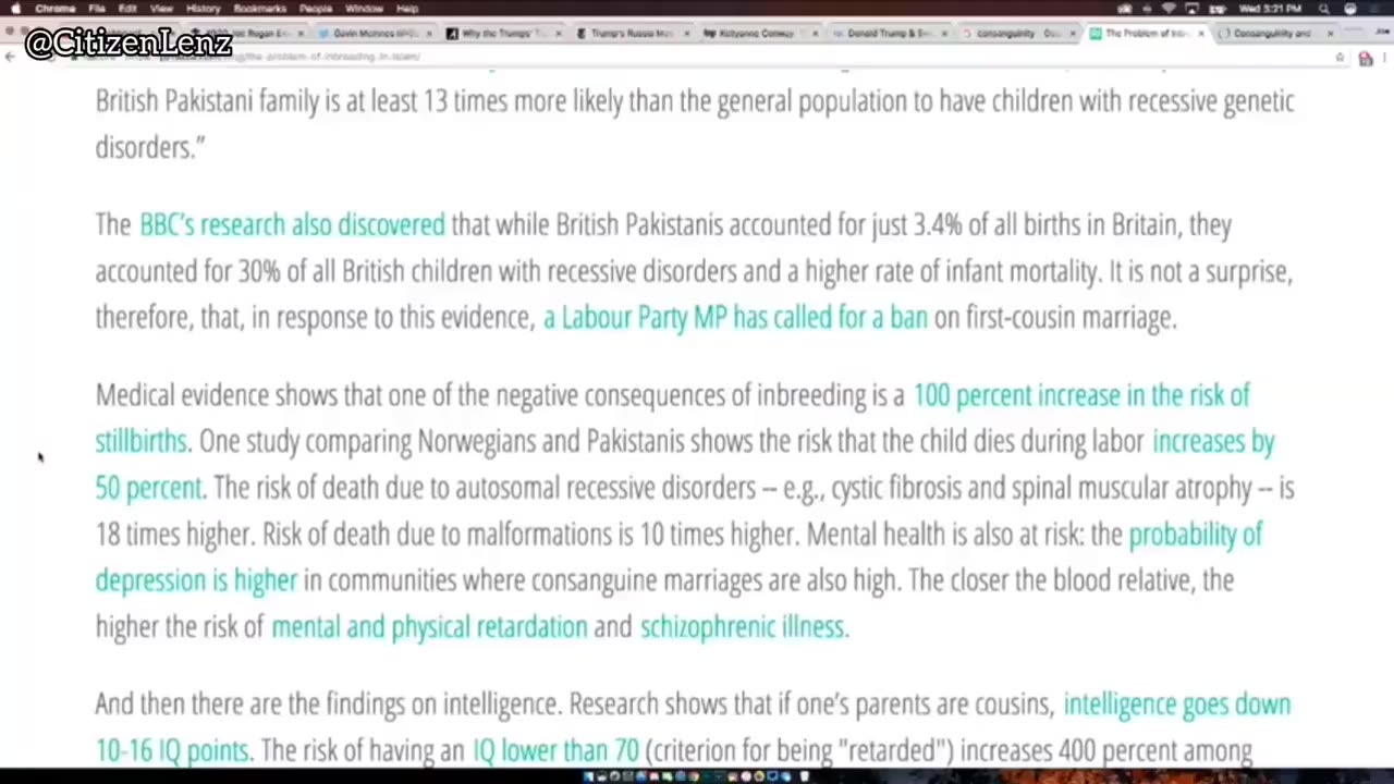 Joe Rogan stunned by the inbreeding statistics among immigrants in the UK.