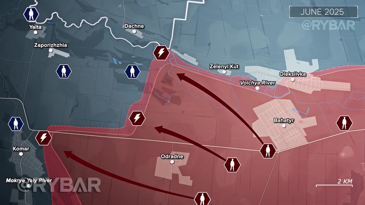 📝Liberation of Fedorivka and Komar — Rybar's Analysis