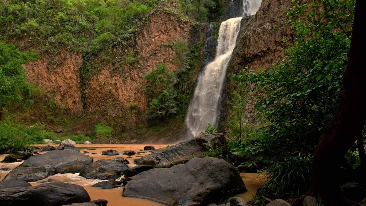 Beautiful view waterfall - relaxing place