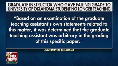Oklahoma University fires transgender instructor after failing a Christian student