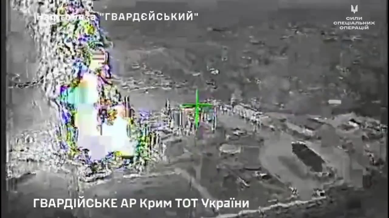 🛸💨 Ukraine Russia War | Ukrainian SOF Drones Hit Oil Depot in Gvardiyske | RCF