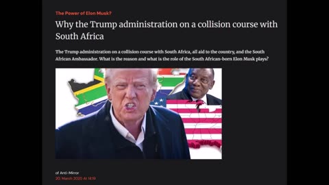 Why the Trump administration is on a confrontational course with South Africa