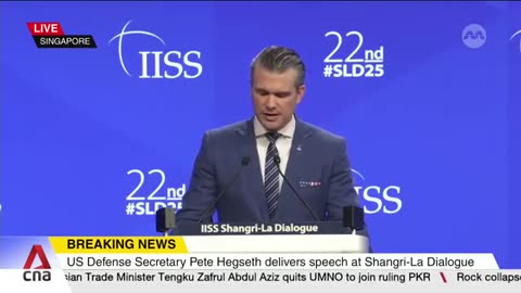 Pete Hegseth Warns Of China Threat In Shangri-La Dialogue Speech