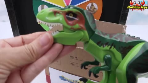 Unboxing Three Dinosaur Heads and Mounting Them on the Wall as Decoration