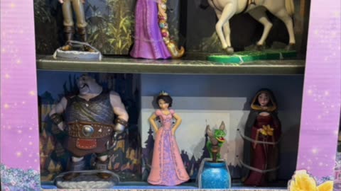 Disney Parks Tangled Rapunzel Figurine Playset #shorts