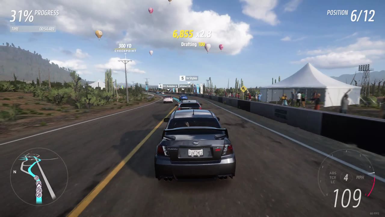 Forza Horizon 5 - Rocosa Sprint in a Subaru WRX STI!