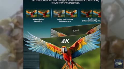 NothingProjector Projector Screen, 132 inch Seamless Lenticular, ALR Ambient Cei