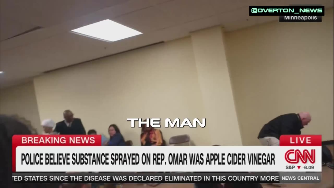 Mysterious substance sprayed at Ilhan Omar was in fact...apple cider vinegar.