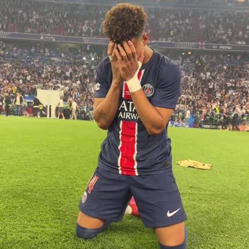 Achieving your dreams. ❤️ #UCL #UCLFinal #ParisvsInter #Doué