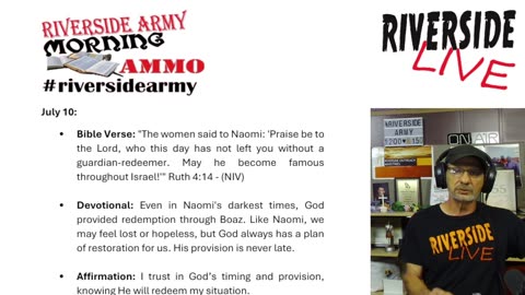 Riverside Morning Ammo Daily Devotional 7.10.25