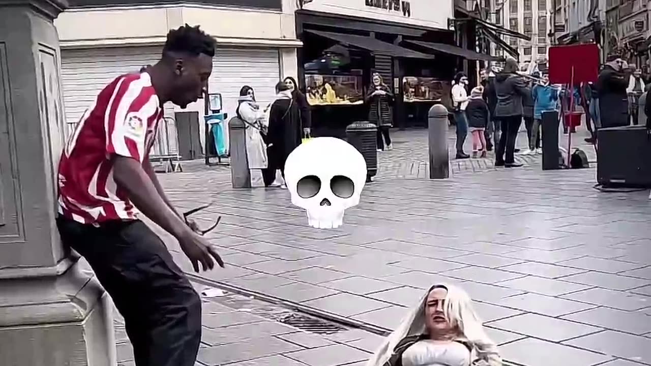 She fell