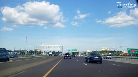 SCENIC DRIVE THRU AROUND ST LOUIS OUTSKIRTS | PEACEFUL MISSOURI ROADS