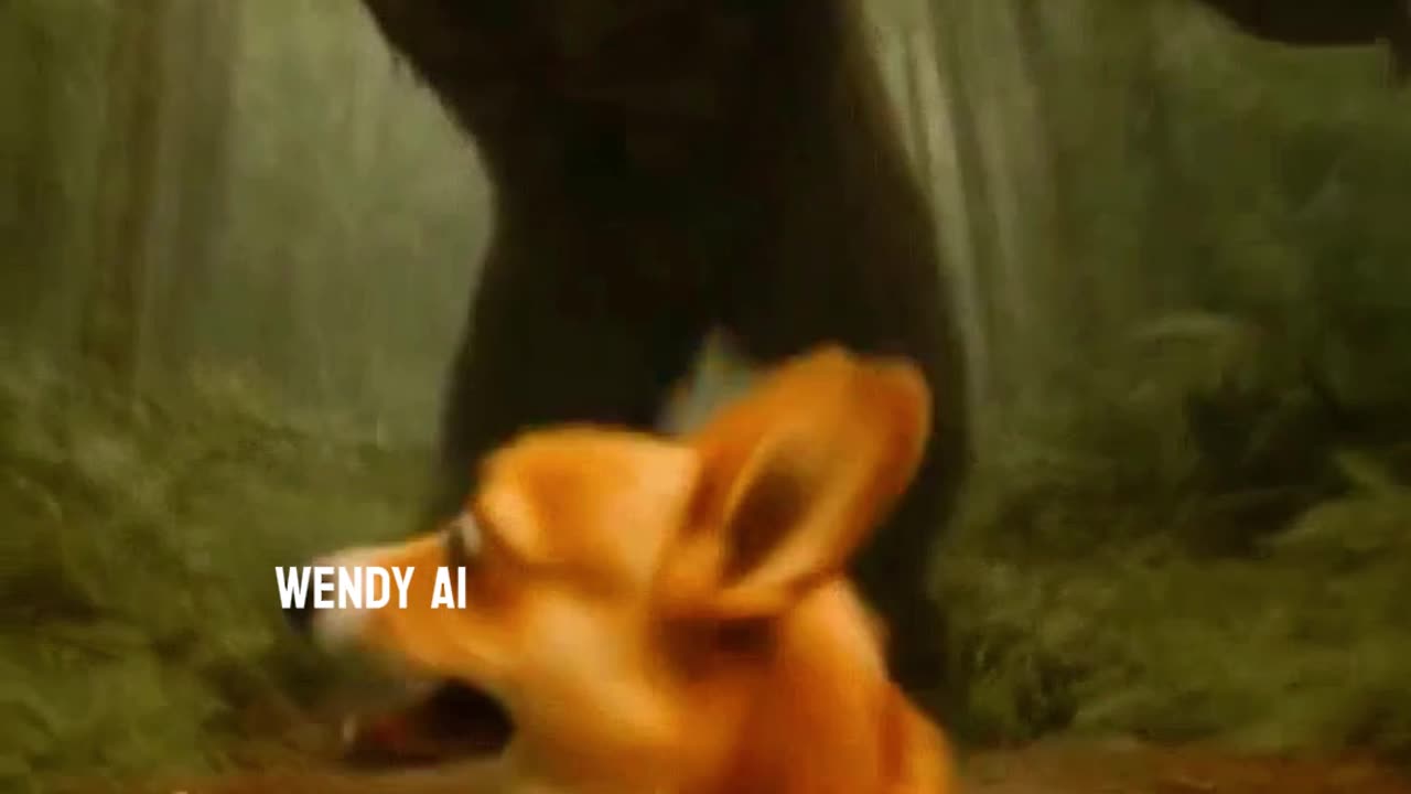 Corgi’s Wild Escape from a Gorilla Chase! 🐶💨🦍 #TooClose