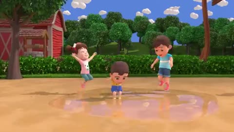 Rain Rain Go Away (Animal Version) - Nursery Rhymes & Kids Songs