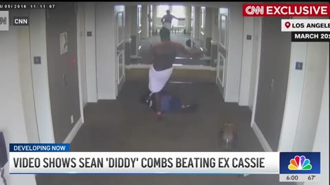 Puff Daddy caught on camera assaulting a female at a hotel