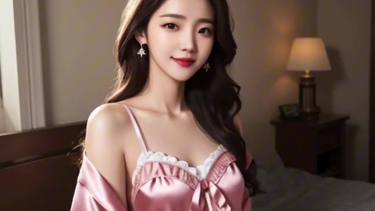 [4k] AI Lookbook - Yoona is Preparing to Sleep | 윤아는 잠을 잘 준비를 하고 있습니다 ❤️
