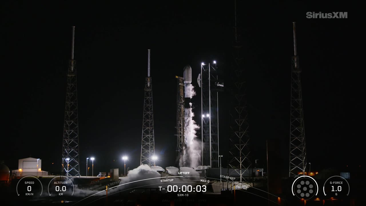 Liftoff of SXM-10!