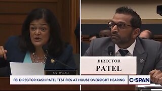 Rep Jayapal Throws Fit At Kash Patel