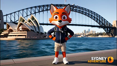 Sydney Adventure with Tiko Bhai – Opera House, Bondi & Night Views! 🦊🇦🇺