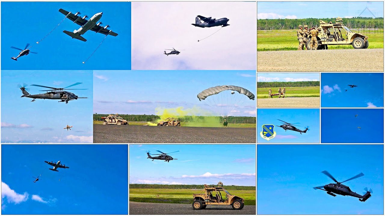 176th Wing Rescue Triad Capabilities Exercise: Intense Training Drills & Rescues