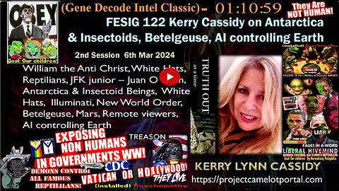 Kerry Cassidy (Gene Decode) on Antarctica & Insectoids, Betelgeuse, AI Earth Control – compilation